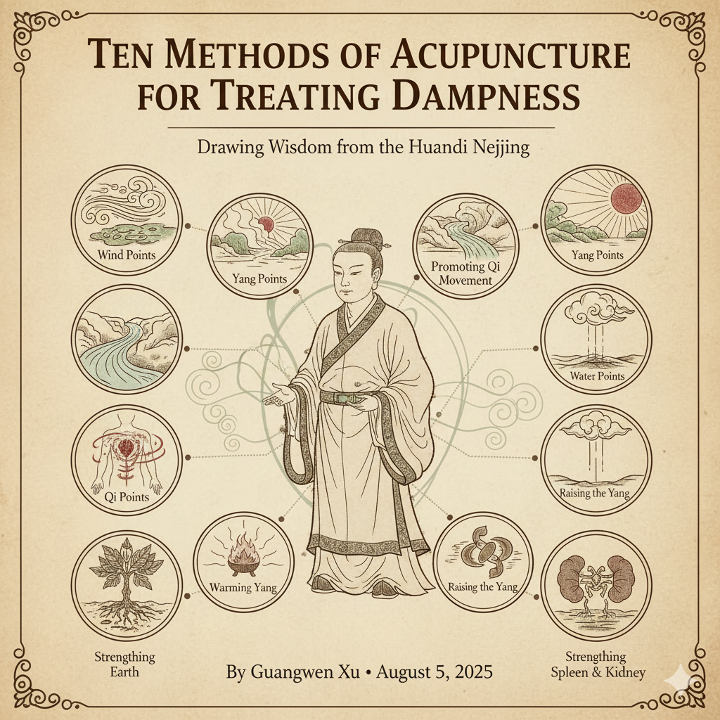 Ten Methods of Acupuncture for Treating Dampness