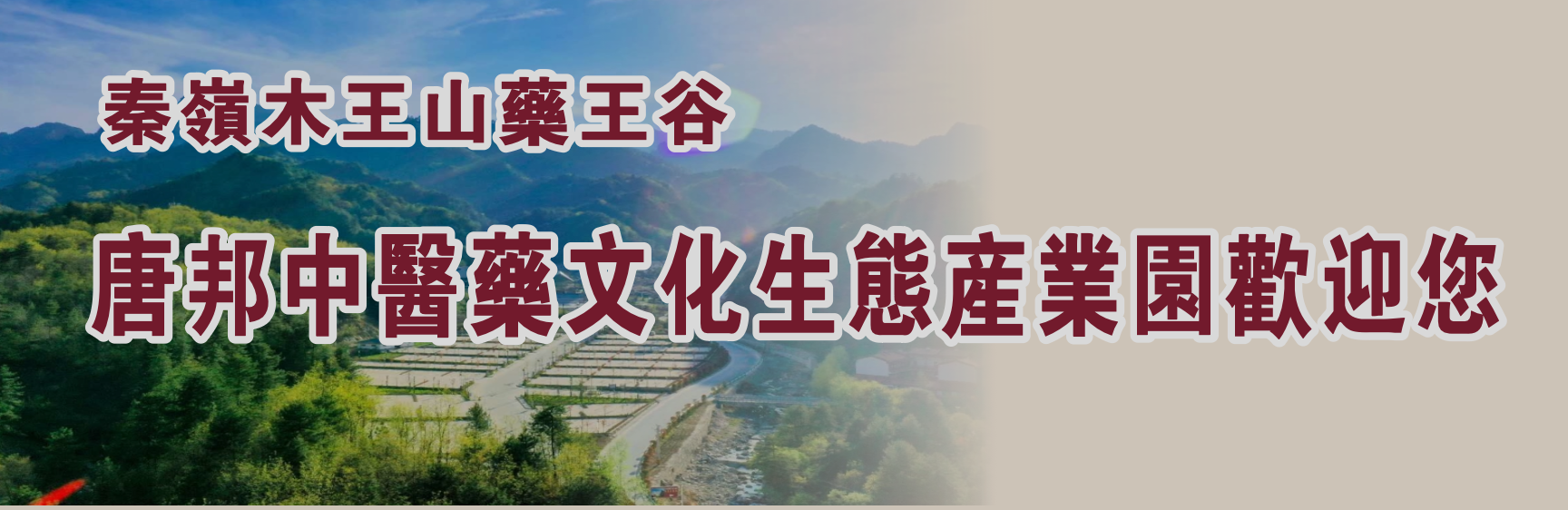 秦嶺木王山藥王谷-唐邦中醫藥文化生態產業園歡迎您